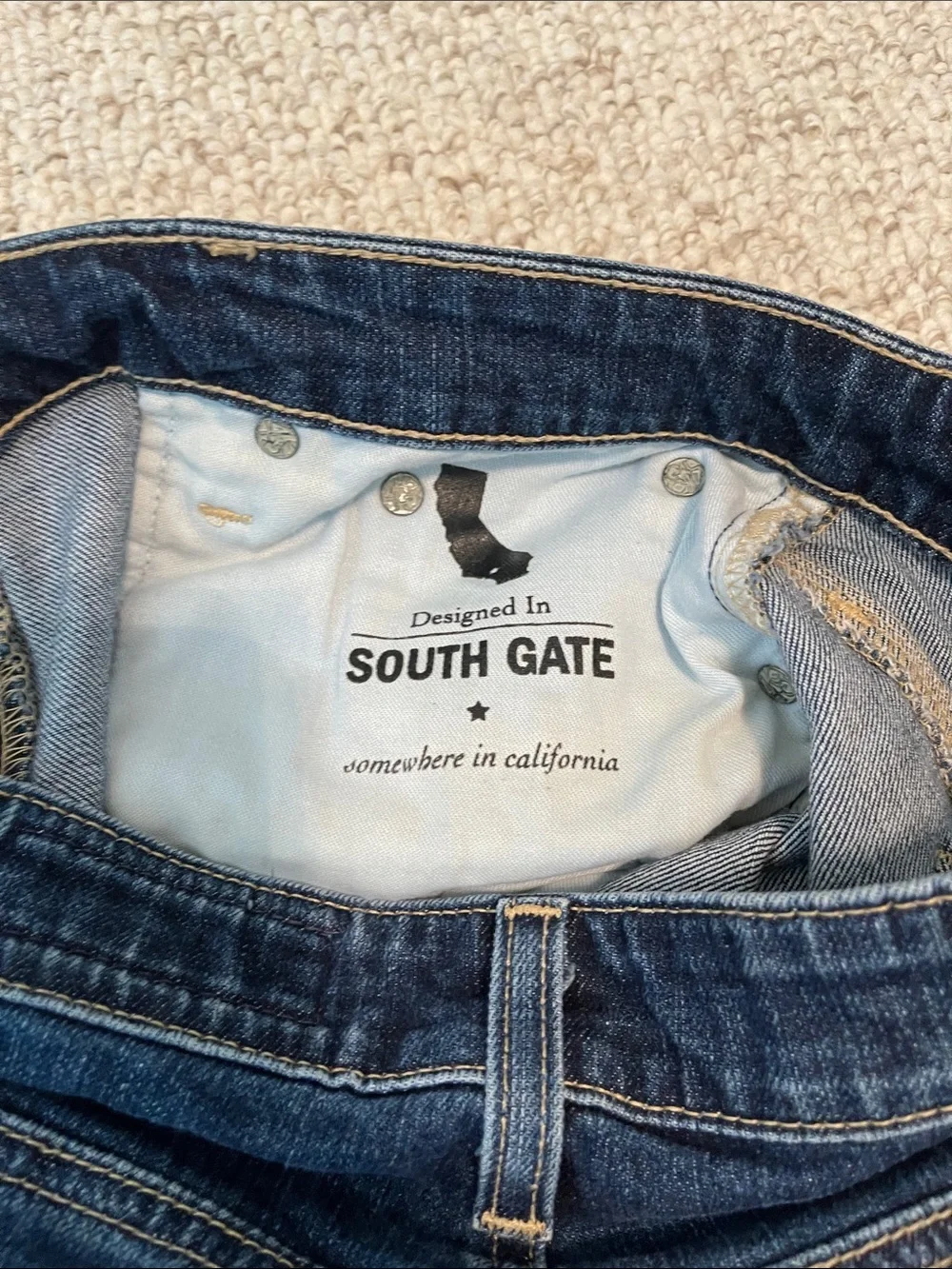AG Adriano Goldschmied Dark Blue The Bryn Mid-Rise Jeans